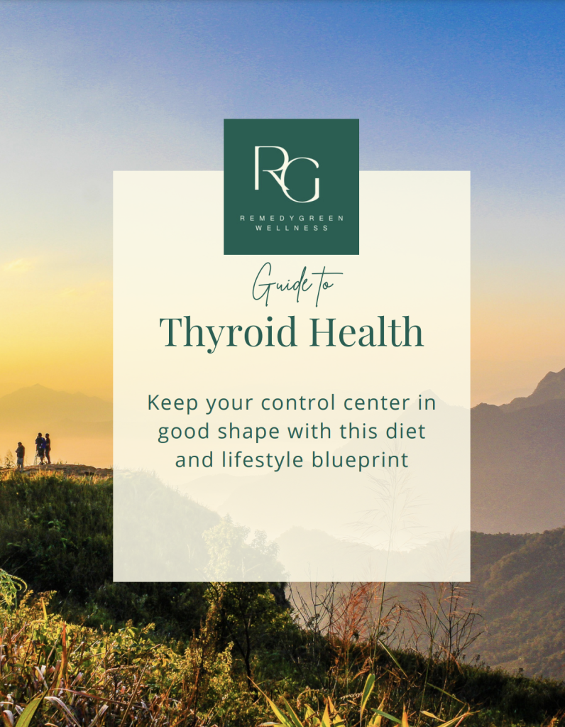 Banner for the guide to thyroid health.