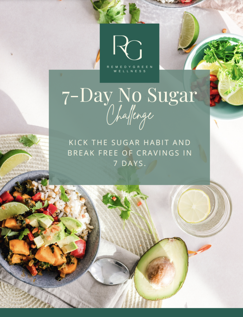 banner for the article on the 7 day no sugar challenge.